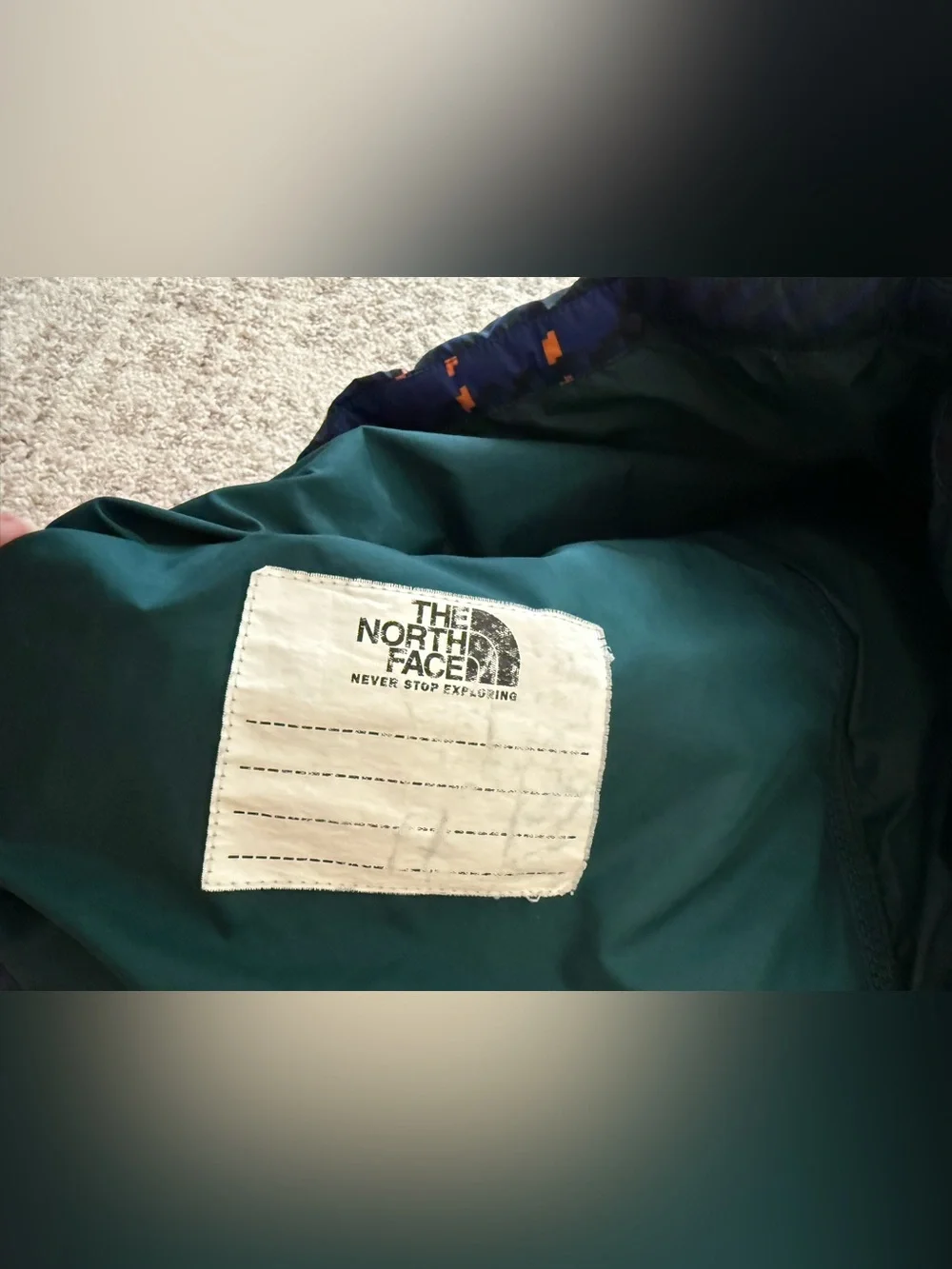 The North Face Boys Puffer Jacket Plaid Sz 10